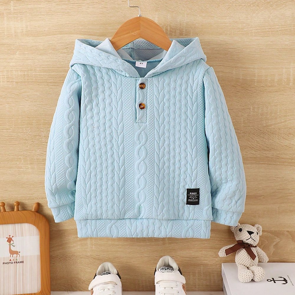 BrownBark - Casual Girls Hoodie - Blue - 122310002