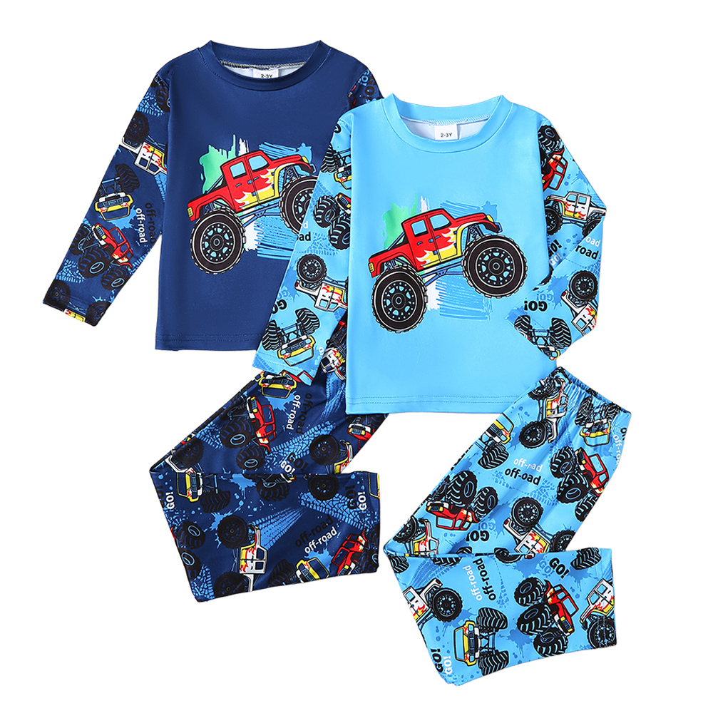 BrownBark - Casual Boys Matching Set 4 in 1 - Blue - S225081120