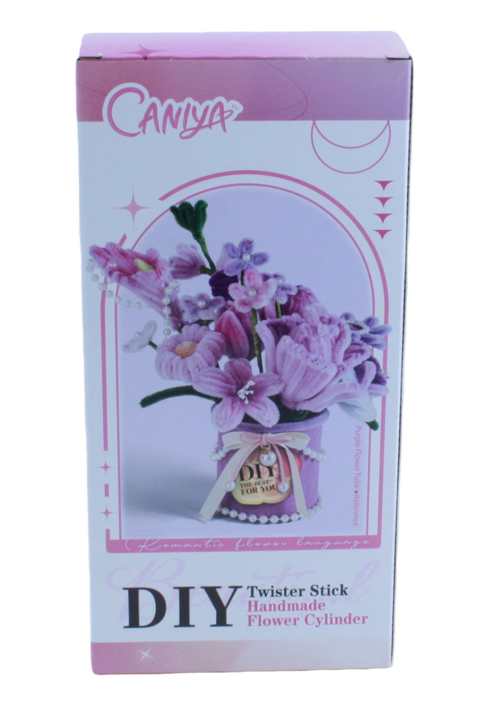 Caniya - DIY Twister Stick Handmade Flower Cylinder Craft Kit - Style May Vary - 1 Pc