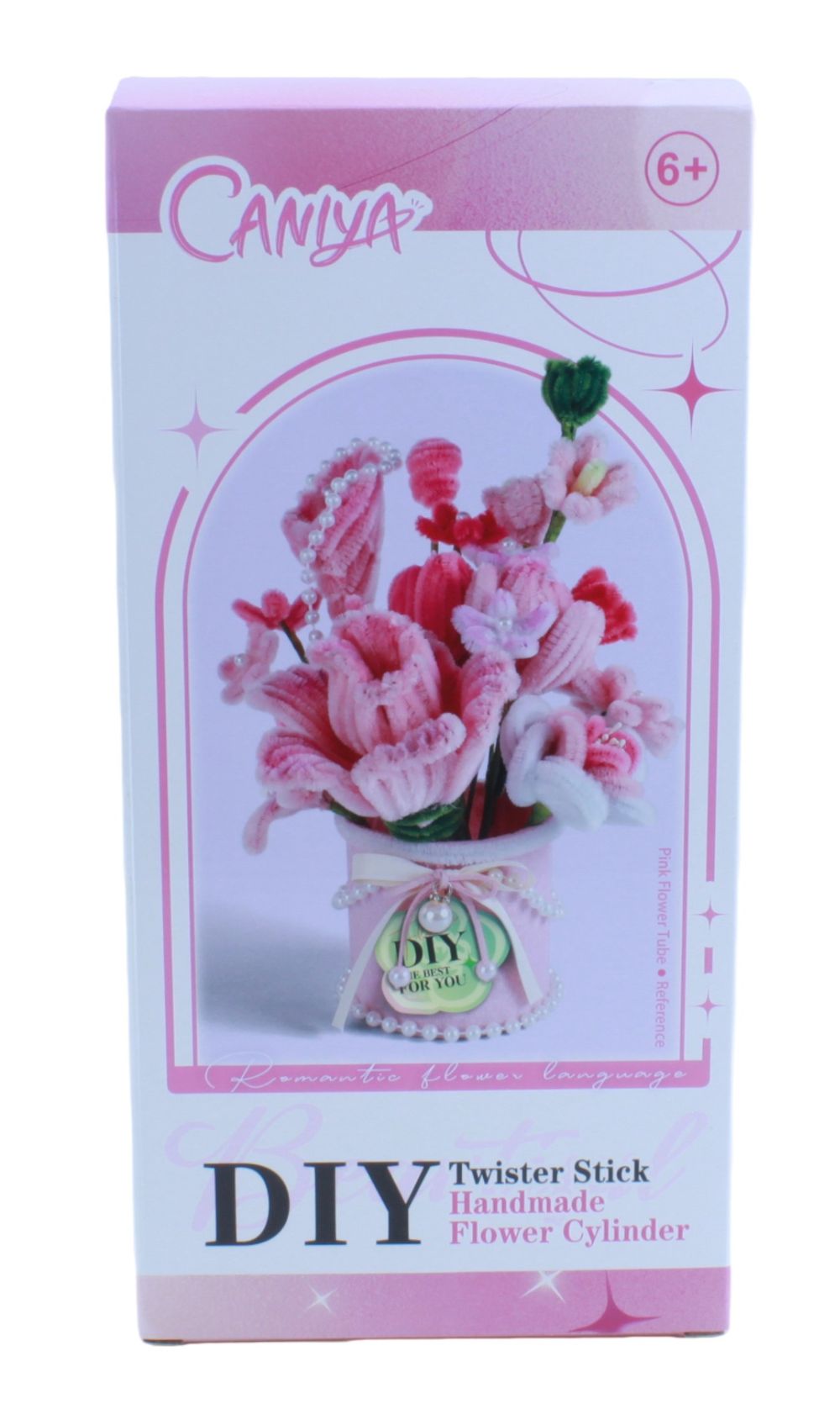 Caniya - DIY Twister Stick Handmade Flower Cylinder Craft Kit - Style May Vary - 1 Pc