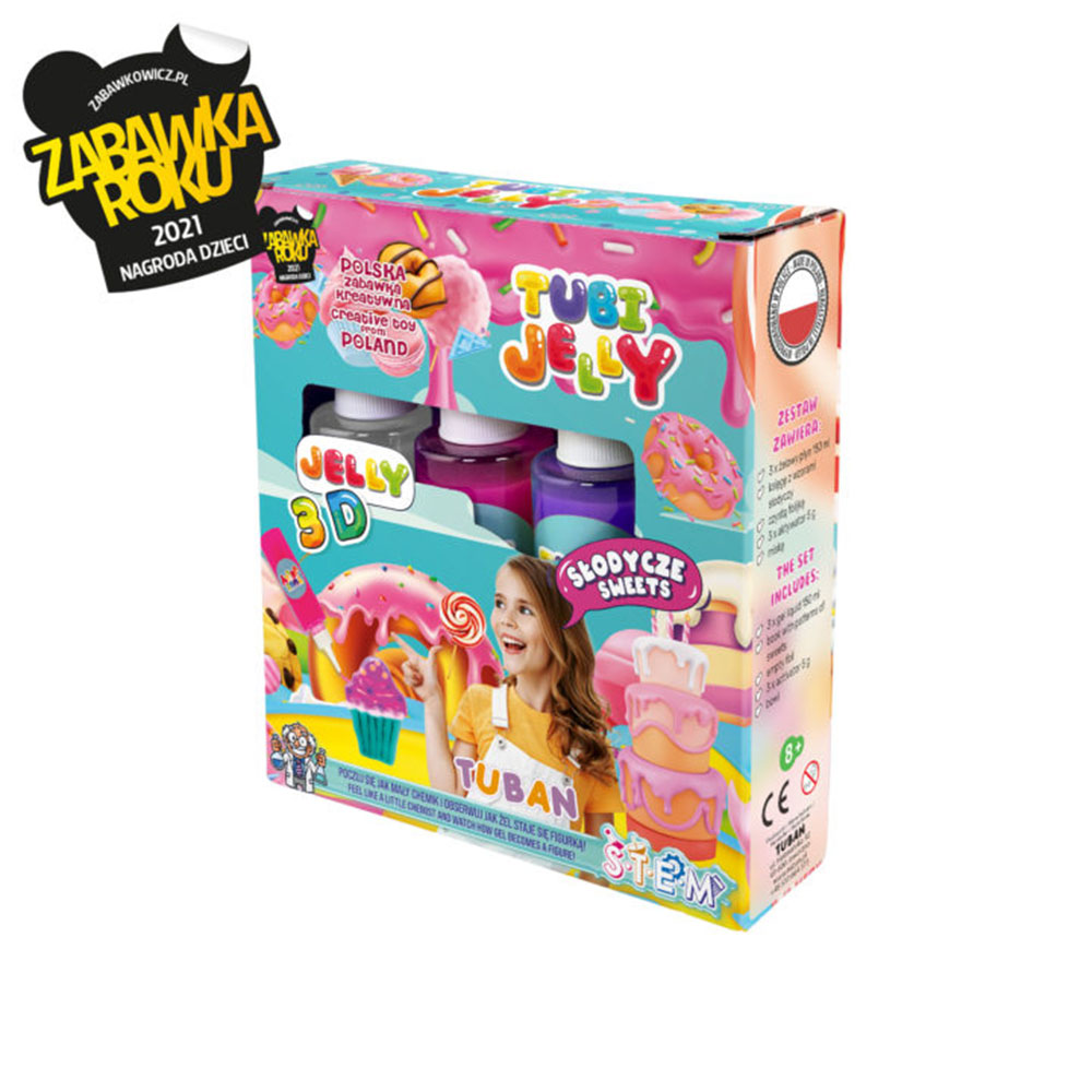 Tuban - Tubi Jelly Set With 3 Colors - Sweets