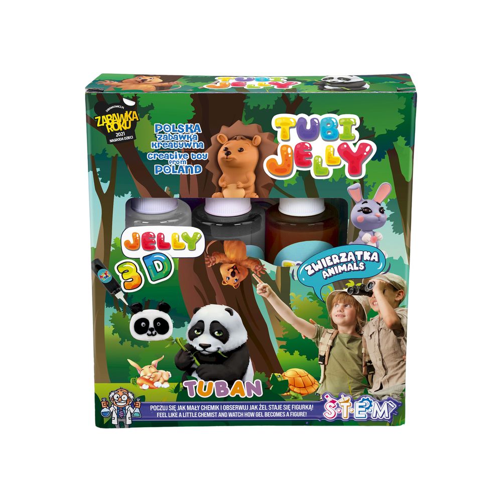 Tuban - Tubi Jelly Set W/ 3 Colors - Animals
