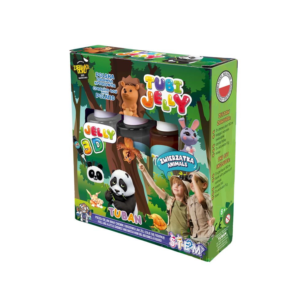 Tuban - Tubi Jelly Set W/ 3 Colors - Animals