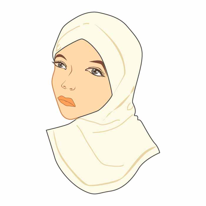 Girls Head Scarf Ooe - Papyrus - Regular - GEMS Cambridge International School - Dubai