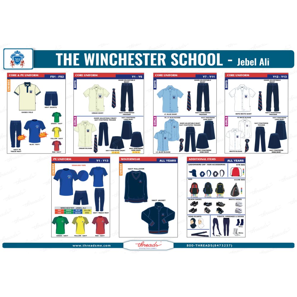 Navy Tights 2 Pack - Navy - The Winchester School - Jebel Ali
