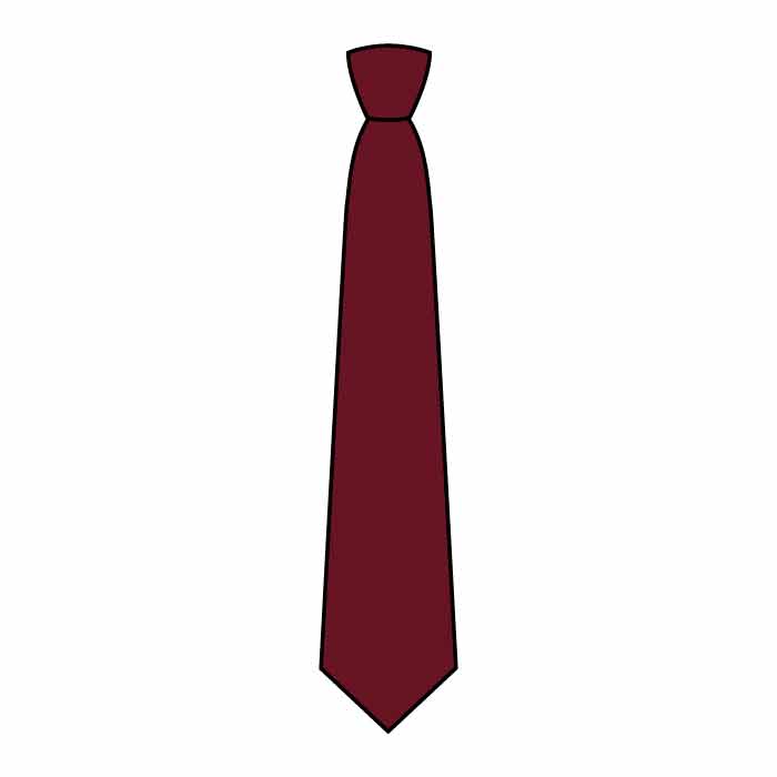 Full Tie - Maroon - GEMS Cambridge International School - Abu Dhabi