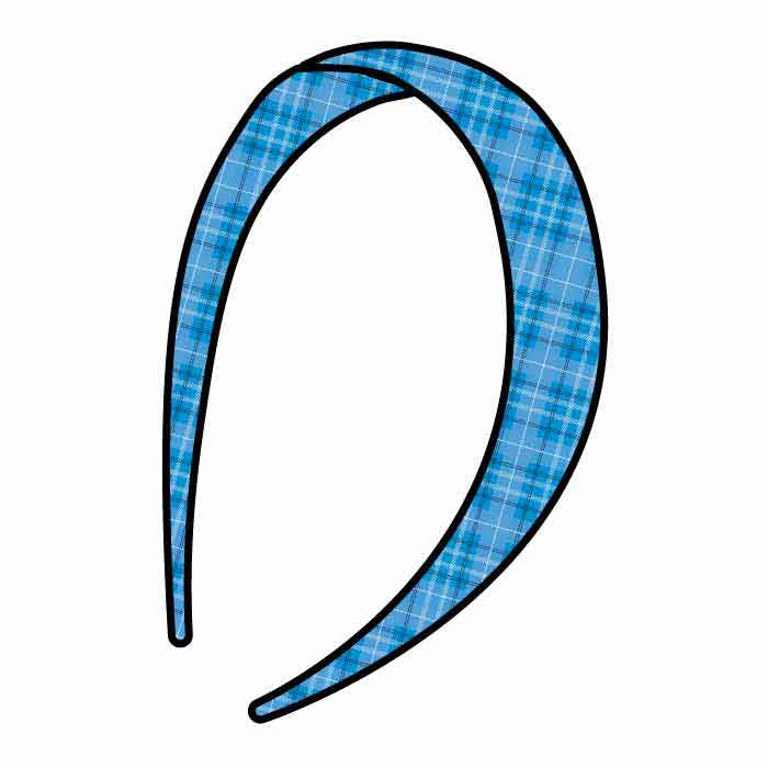 Kindergarten Hair Band 2Pcs - Tartan - GEMS Westminster School - Sharjah