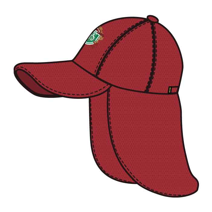 Unisex Legionnaire Cap - Red - GEMS Jumeirah Primary School