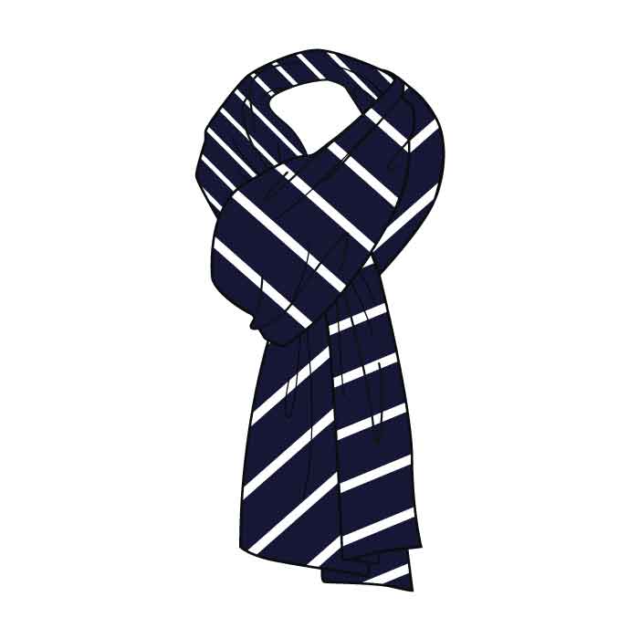 Girls Scarves - White - Grade 7-13 - GEMS Wellington International School - Dubai