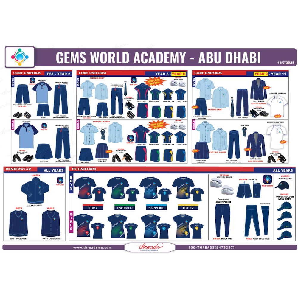 Neck Scarves - GEMS World Academy - Abu Dhabi