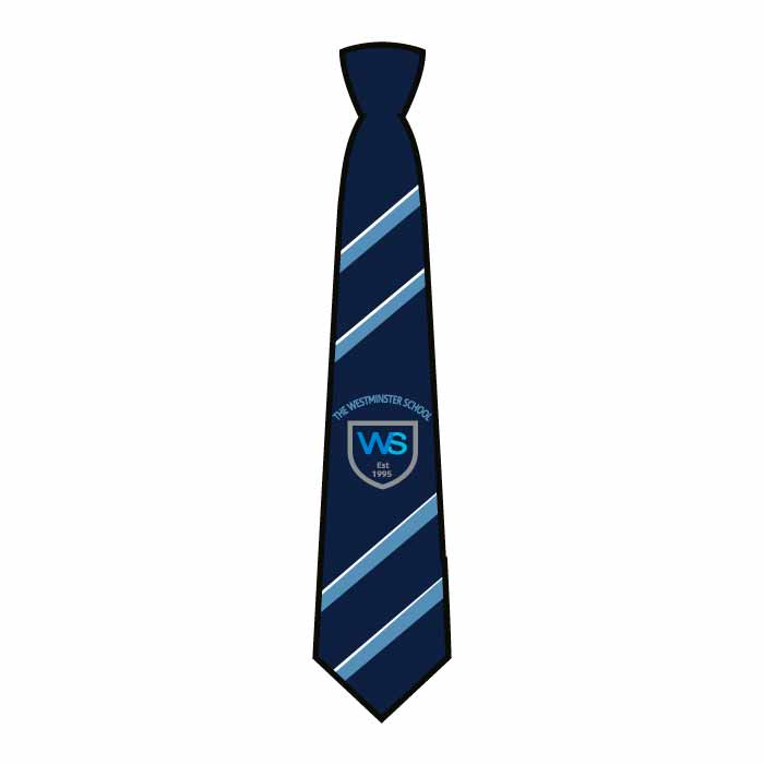 Unisex Full Tie - Blue - Grades 1-6 - GEMS Westminster School - Ras Al Khaimah