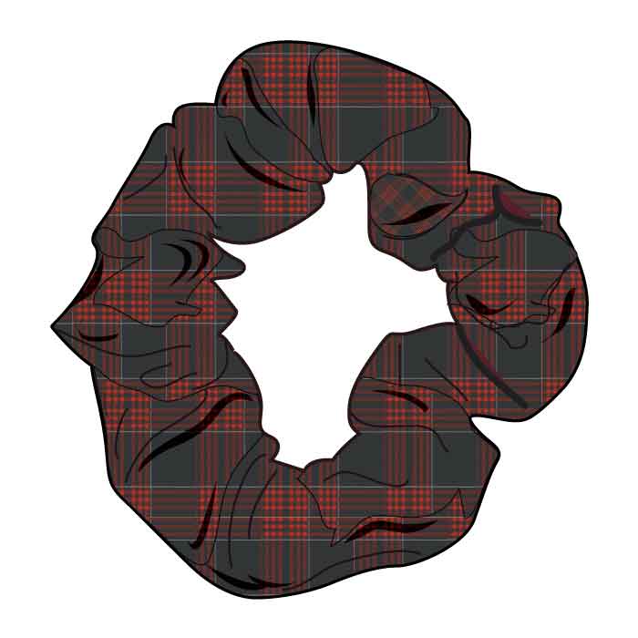 Scrunchies - Red/Grey - Kindergarten - Grade 4 - GEMS Legacy School - Dubai