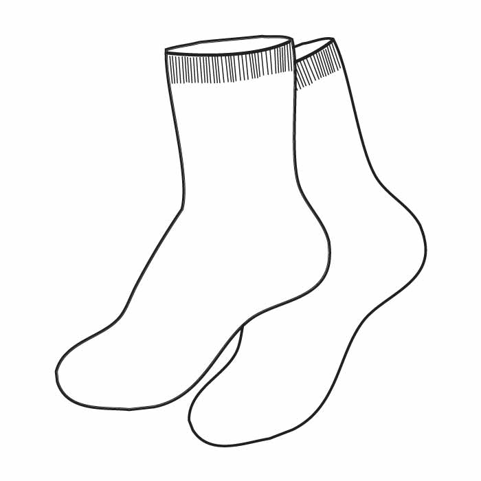 5 Packs White Socks - White - GEMS United Indian School - Abu Dhabi
