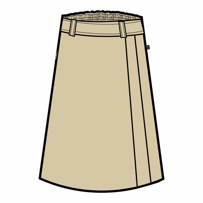 Girls Long Skirts - Stone - GEMS Our Own Indian School - Dubai