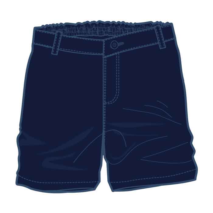 Boys Shorts - Navy - GEMS United Indian School - Abu Dhabi