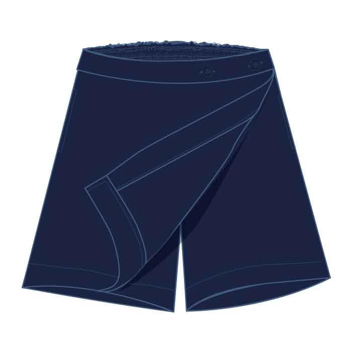 Girls Skort - Premium - Navy - GEMS FirstPoint School