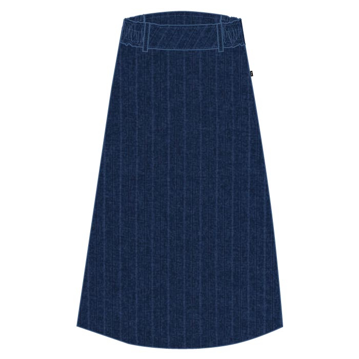 Long Skirt - Navy Pinstriped - GEMS Royal Dubai School