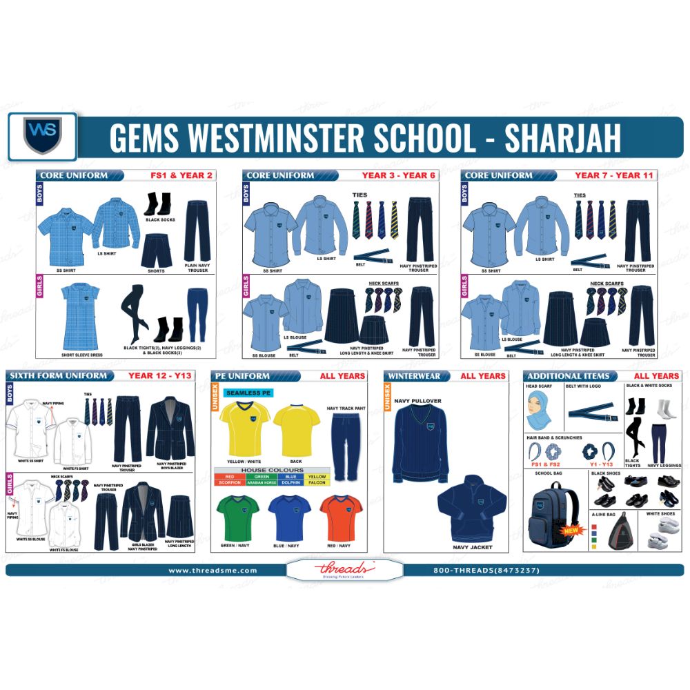 Boys Trousers - Navy - Primary - GEMS Westminster School - Sharjah