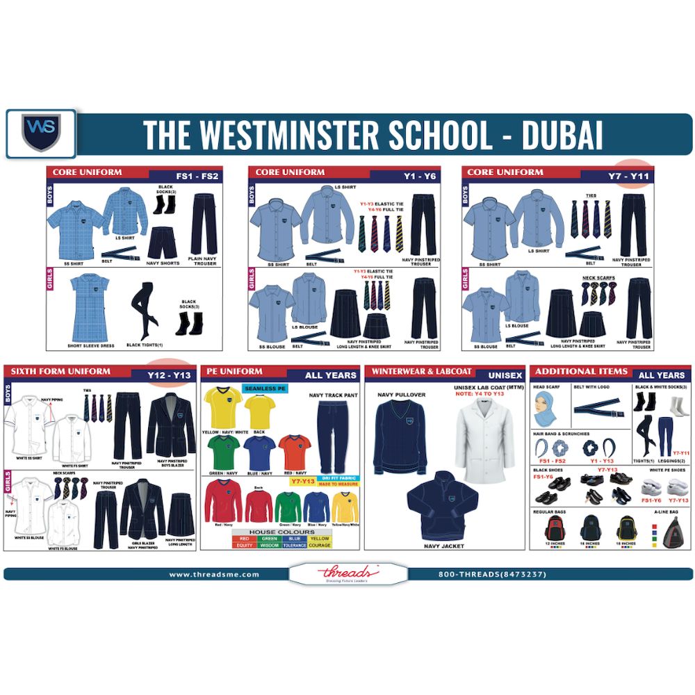 Boys Trousers - Navy - Primary - The Westminster School - Dubai