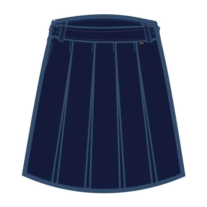 Girls Knee Skirt - Pinstripe Navy - GEMS Westminster School - Sharjah