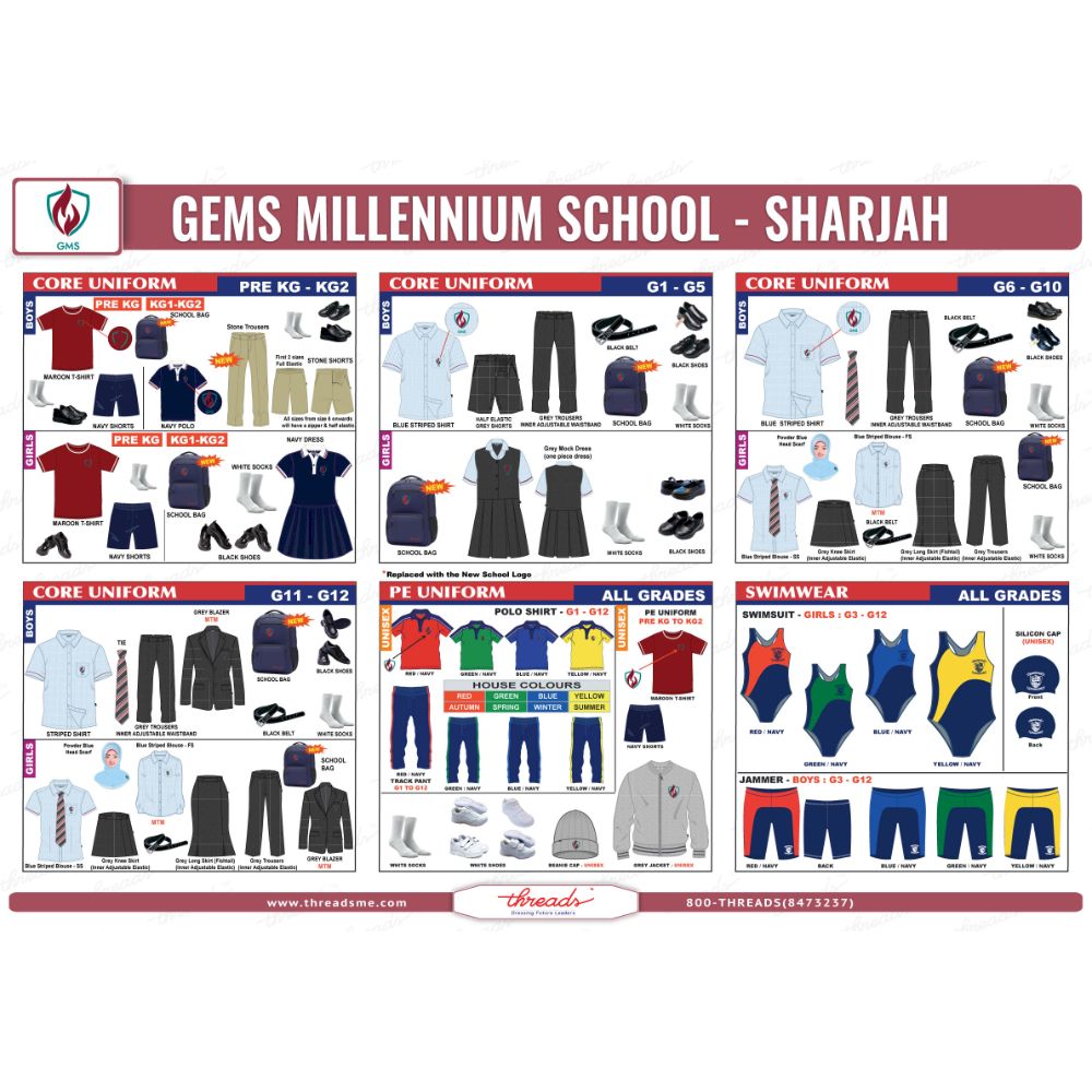 Boys Trousers - Navy - Grades 12-13 - GEMS Millennium School - Sharjah