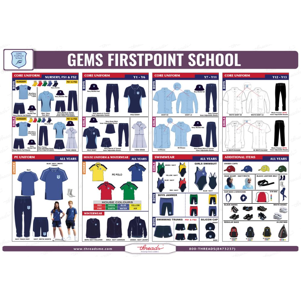 Boys Trousers Gwa - Navy - GEMS FirstPoint School