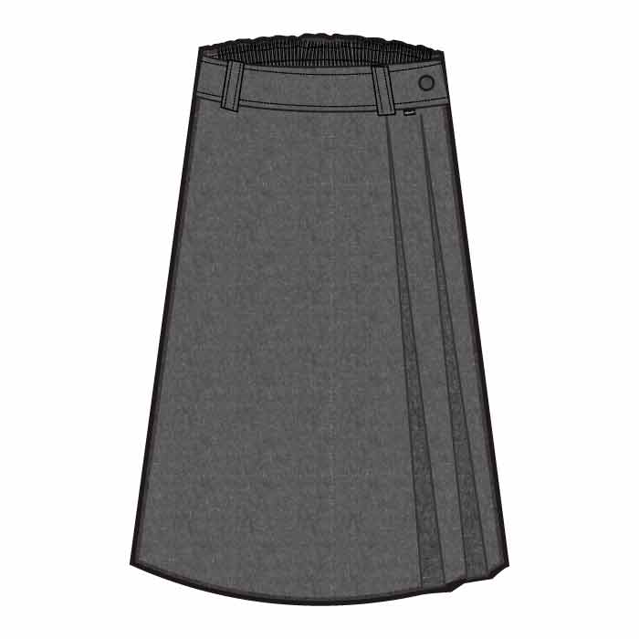 Girls CAM Long Skirt - Grey - GEMS Cambridge International School - Abu Dhabi