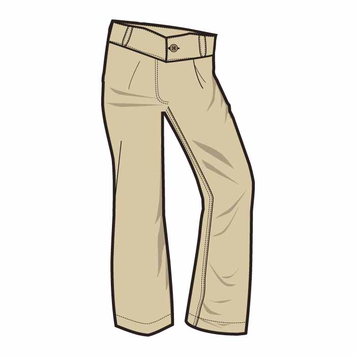 Girls Trousers - Stone - GEMS Our Own Indian School - Dubai