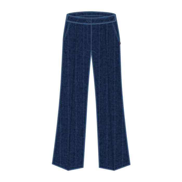 Mid Girls Pinstripe Trouser - Navy - GEMS Westminster School - Ras Al Khaimah