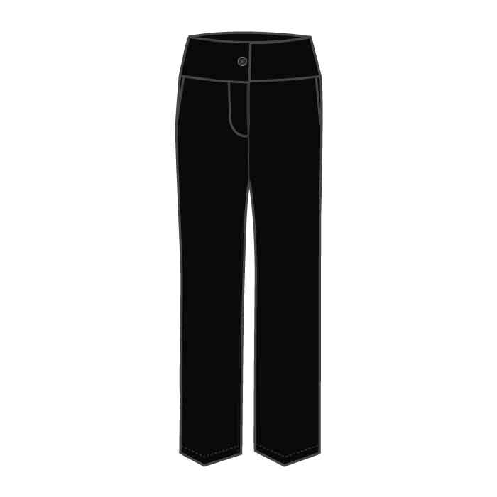 Girls Trousers - Jcd Black - Grade 12-13 - The Cambridge High School - Abu Dhabi