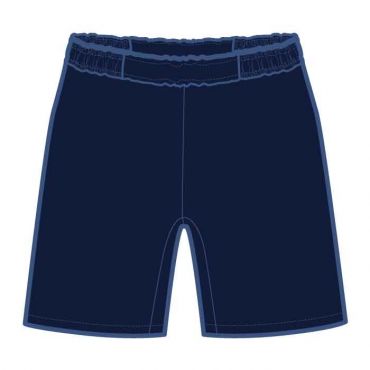 Wesgreen International School - Boys’ Full Elastic Shorts Kg1-G2 Navy