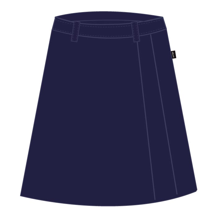 Wesgreen International School - Navy Knee Skirt G3-12