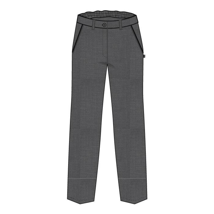 Girls Trousers - Grey - Grade 5-12 - GEMS Legacy School - Dubai