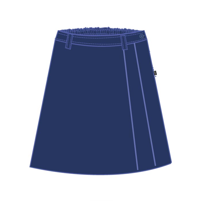 Girls Knee Skirts - Navy - Grade 6-Grade 10 - GEMS Our Own English High School - Dubai (Girls)