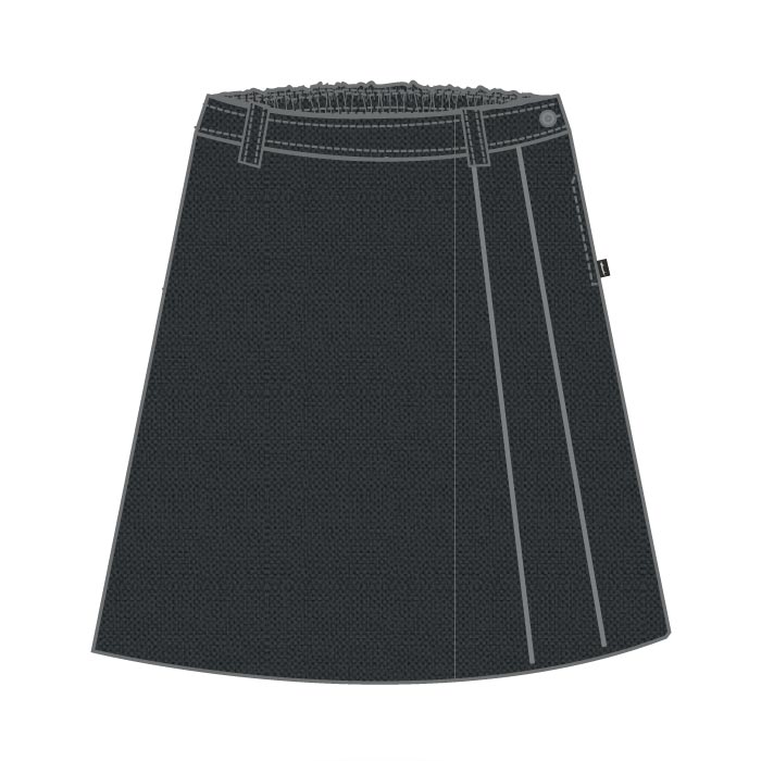 Girls Knee Skirts - Grey - Grade 11-Grade 12 - GEMS Our Own English High School - Sharjah (Girls)