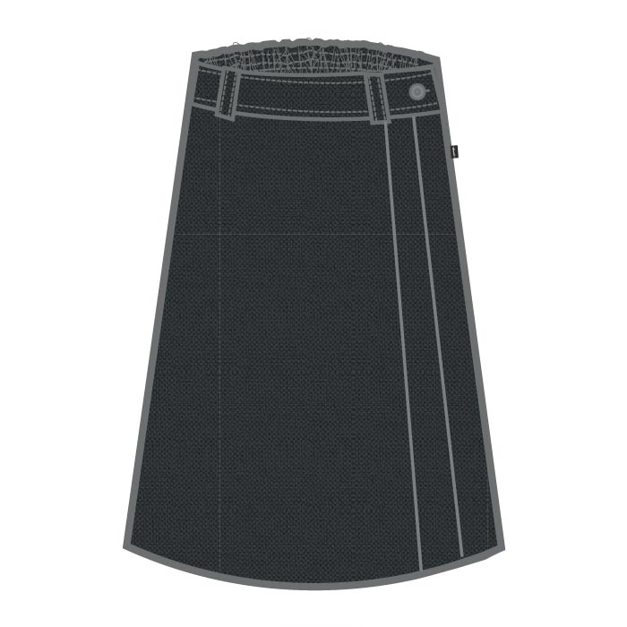 Girls Long Skirts - Grey - Grade 11-Grade 12 - GEMS Our Own English High School - Dubai (Girls)