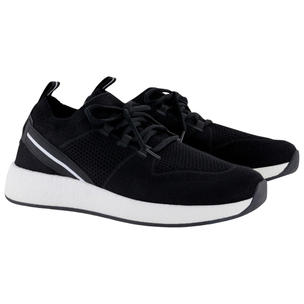 Almandoos - Girls Cloud Knit Back to School Sneakers - Black