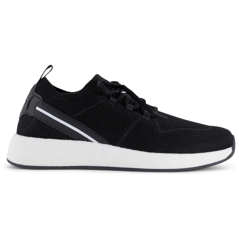 Almandoos - Girls Cloud Knit Back to School Sneakers - Black