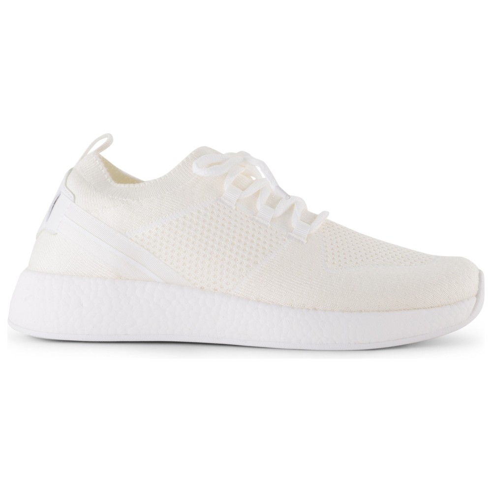 Almandoos - Girls Cloud Knit Back to School Sneakers - White