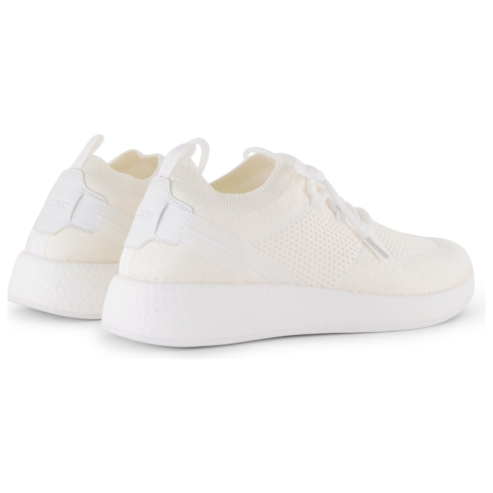 Almandoos - Girls Cloud Knit Back to School Sneakers - White
