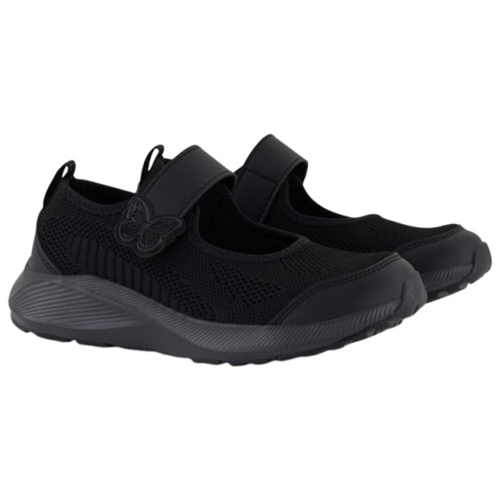 Almandoos - Girls Cloud Back to School Sneakers - Black