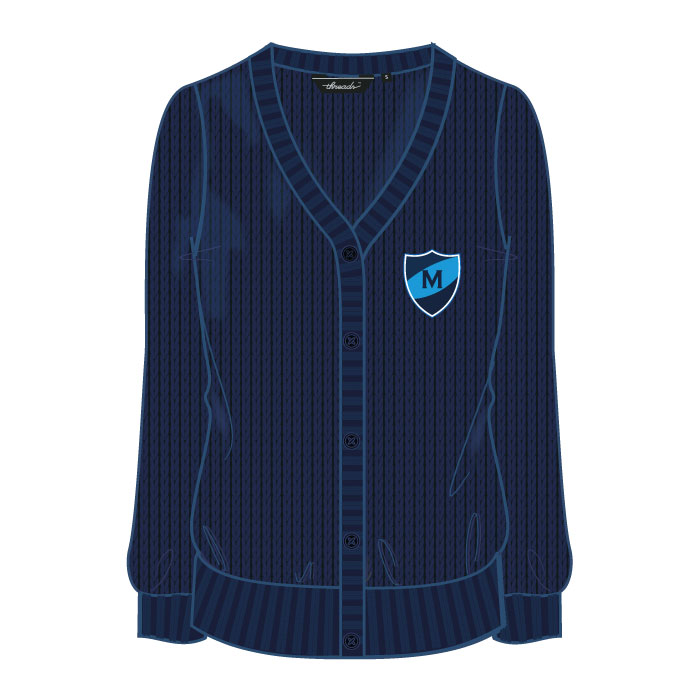Girls Cardigan - Navy - GEMS Metropole School - Motor City
