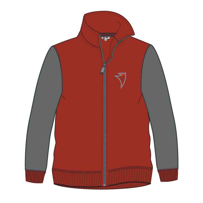 Unisex Jacket - Deep Red/Gray - Kindergarten - Grade 12 - GEMS Legacy School - Dubai