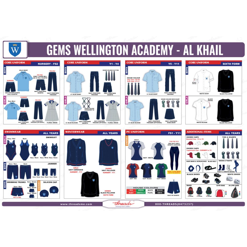 Unisex Pullover - Black - Grade 12-13 - GEMS Wellington Academy - Al Khail