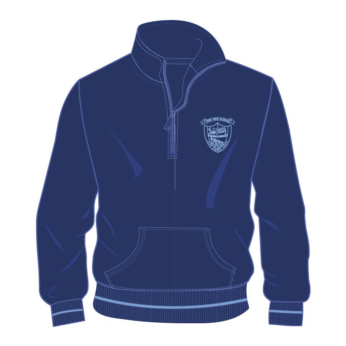 Boys 3/4 Zip Jackets - Navy - KG1-GR5 - GEMS Our Own School - Sharjah (Boys)
