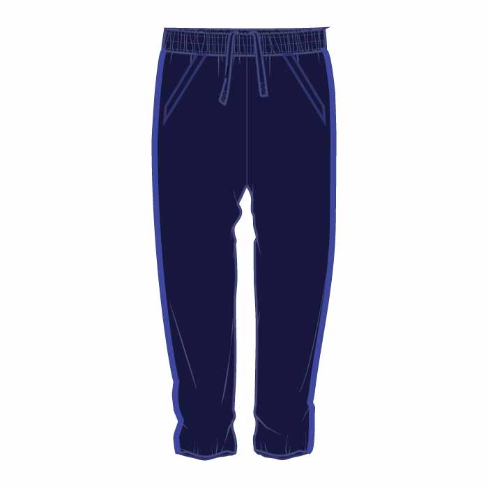 Unisex Track Pants - Blue Piping - GEMS Our Own Indian School - Dubai
