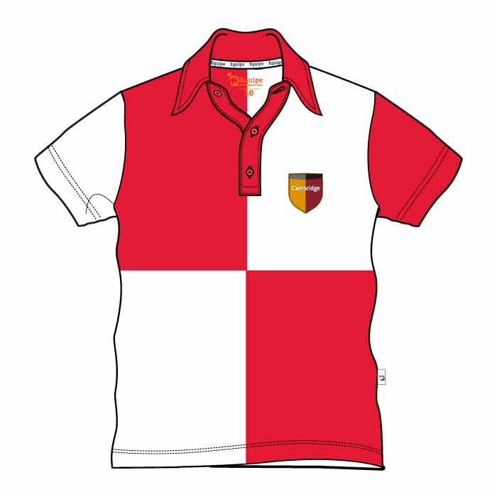 Unisex PE Polo Shirt - Red - GEMS Cambridge International School - Abu Dhabi