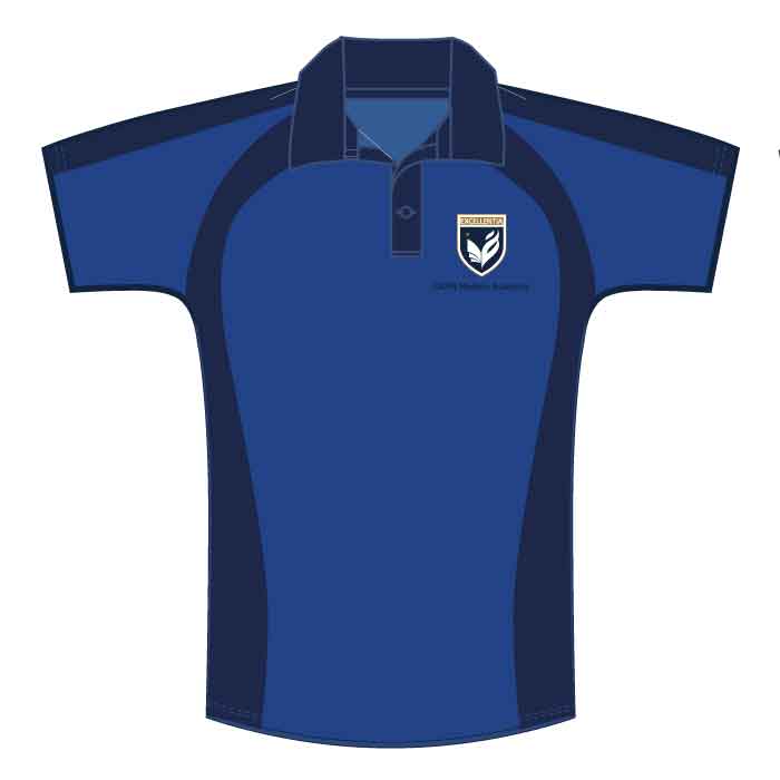 Unisex PE Polo Shirt - Blue - GEMS Modern Academy - Dubai