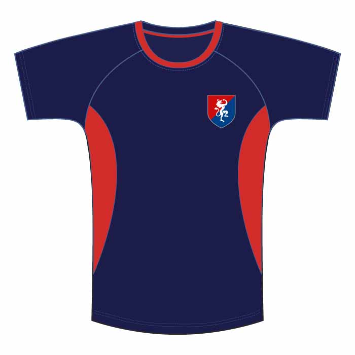 Unisex Short Sleeve PE T-Shirt - Red - GEMS Founders School - Dubai South