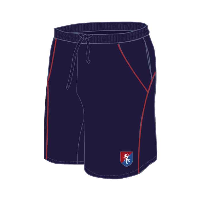 PE Shorts - Navy Red - GEMS Founders School - Nad Al Hamar
